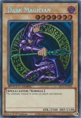 Dark Magician - SBC1-ENA01 Secret Rare 1st Edition