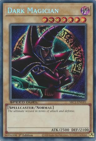 Dark Magician - SBC1-ENG01 Secret Rare 1st Edition