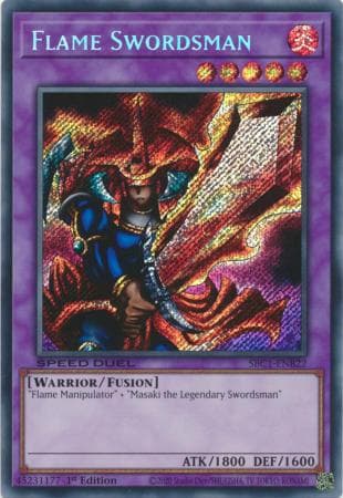 Flame Swordsman - SBC1-ENB22 Secret Rare 1st Edition