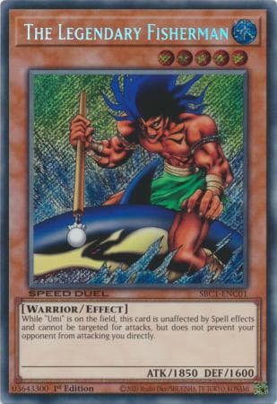 The Legendary Fisherman - SBC1-ENC01 Secret Rare 1st Edition