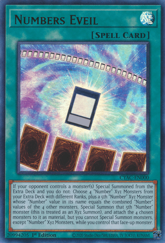 Numbers Eveil - CYAC-EN000 Ultra Rare 1st Edition
