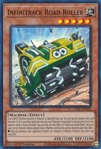 Infinitrack Road Roller - CYAC-EN022 Ultra Rare 1st Edition