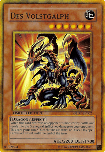 Des Volstgalph - GLD2-EN002 Ultra Rare Limited Edition