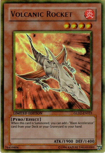 Volcanic Rocket - GLD2-EN023 Ultra Rare Limited Edition