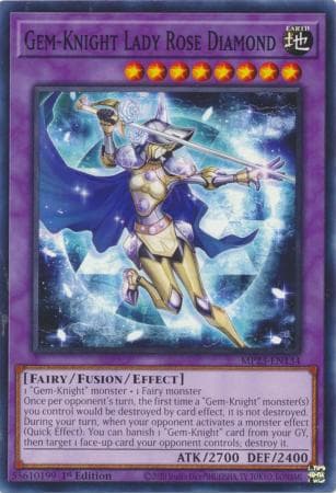 Gem-Knight Lady Rose Diamond - MP23-EN134 Common 1st Edition