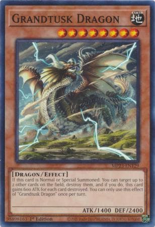 Grandtusk Dragon - MP23-EN129 Common 1st Edition