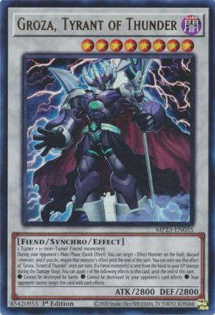 Groza, Tyrant of Thunder - MP23-EN055 Ultra Rare 1st Edition