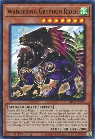 Wandering Gryphon Rider - MP23-EN267 Ultra Rare 1st Edition