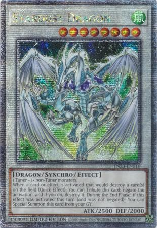 Stardust Dragon - TN23-EN016 Quarter Century Secret Rare Limited Edition
