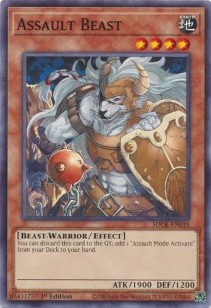 Assault Beast - SDCK-EN018 Common 1st Edition