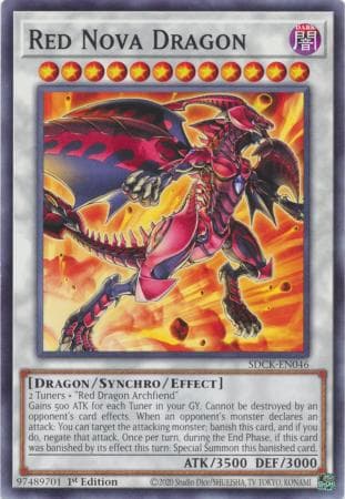 Red Nova Dragon - SDCK-EN046 Common 1st Edition