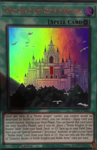 Camelot, Realm of Noble Knights and Noble Arms - MP23-EN281 Ultra Rare 1st Edition