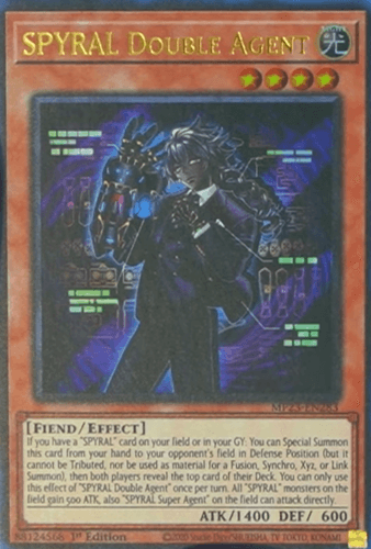 SPYRAL Double Agent - MP23-EN283 Ultra Rare 1st Edition