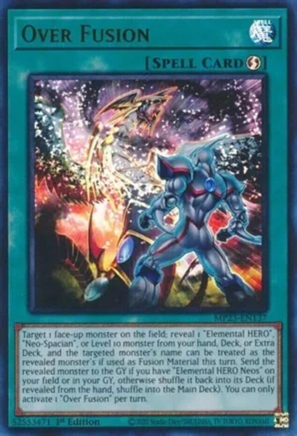 Over Fusion - MP23-EN137 Ultra Rare 1st Edition