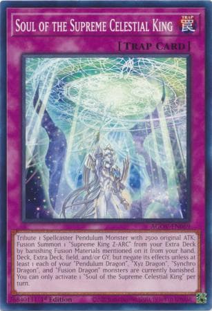 Soul of the Supreme Celestial King - AGOV-EN069 Common 1st Edition