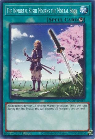 The Immortal Bushi Mourns the Mortal Body - AGOV-EN067 Common 1st Edition