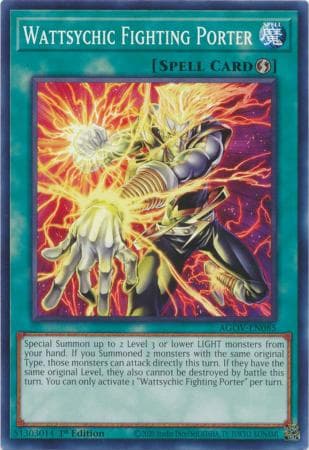 Wattsychic Fighting Porter - AGOV-EN085 Common 1st Edition