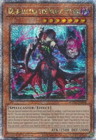 Diabellstar the Black Witch - AGOV-EN006 Quarter Century Secret Rare 1st Edition