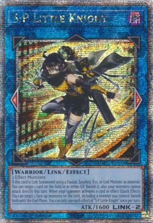 S:P Little Knight - AGOV-EN046 Quarter Century Secret Rare 1st Edition