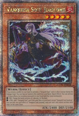 Vanquish Soul Jiaolong - AGOV-EN018 Quarter Century Secret Rare 1st Edition