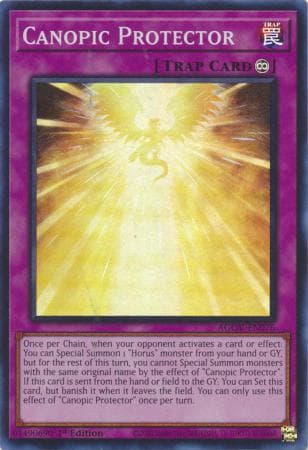 Canopic Protector - AGOV-EN076 Super Rare 1st Edition