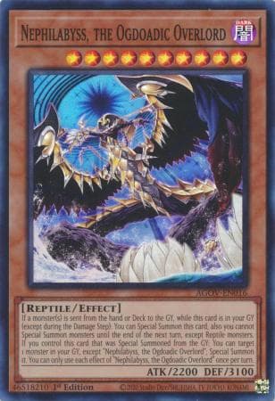 Nephilabyss, the Ogdoadic Overlord - AGOV-EN016 Super Rare 1st Edition