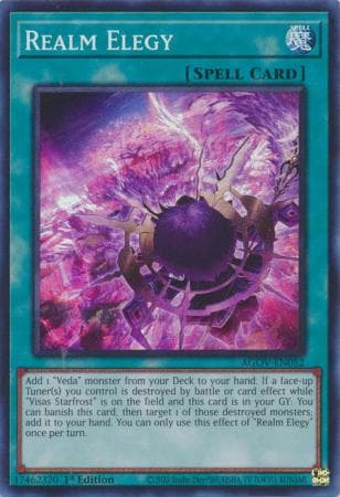 Realm Elegy - AGOV-EN052 Super Rare 1st Edition