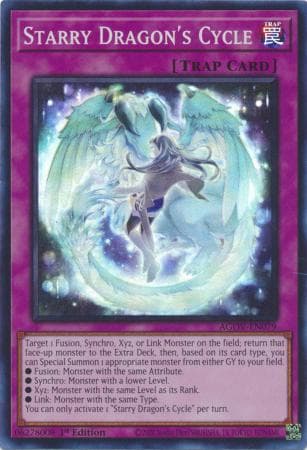 Starry Dragon's Cycle - AGOV-EN079 Super Rare 1st Edition