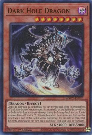 Dark Hole Dragon - AGOV-EN020 Ultra Rare 1st Edition