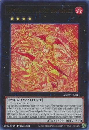 Infernal Flame Banshee - AGOV-EN043 Ultra Rare 1st Edition