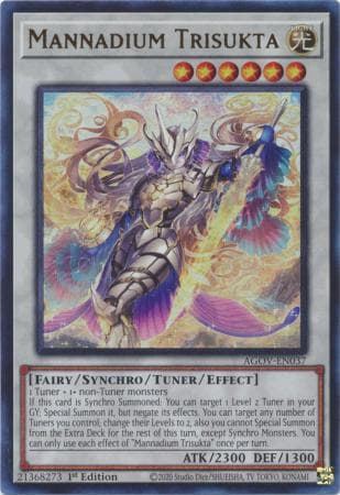 Mannadium Trisukta - AGOV-EN037 Ultra Rare 1st Edition
