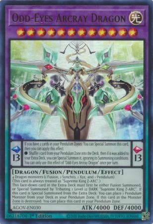Odd-Eyes Arcray Dragon - AGOV-EN030 Ultra Rare 1st Edition
