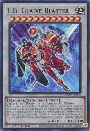 T.G. Glaive Blaster - AGOV-EN036 Ultra Rare 1st Edition