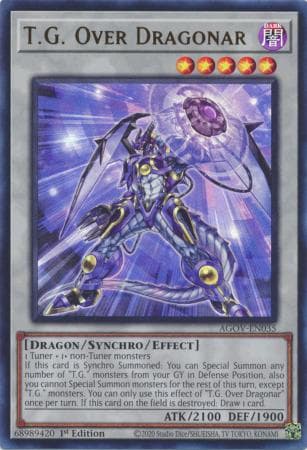 T.G. Over Dragonar - AGOV-EN035 Ultra Rare 1st Edition