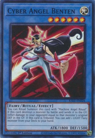 Cyber Angel Benten - RA01-EN024 Super Rare 1st Edition