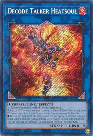 Decode Talker Heatsoul - RA01-EN048 Secret Rare 1st Edition