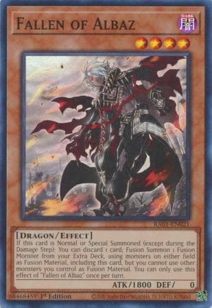 Fallen of Albaz - RA01-EN021 Super Rare 1st Edition