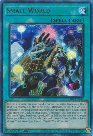 Small World - RA01-EN067 Prismatic Ultimate Rare 1st Edition