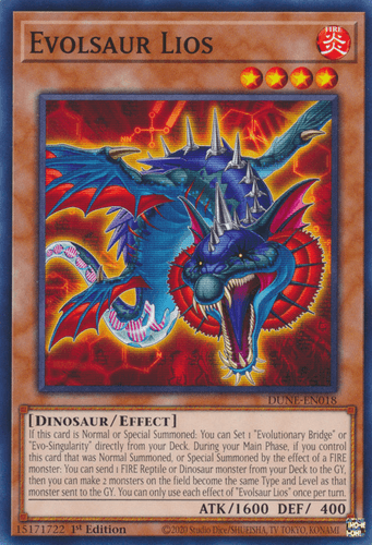 Evolsaur Lios - DUNE-EN018 Common 1st Edition