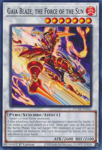 Gaia Blaze, the Force of the Sun - DUNE-EN042 Common 1st Edition
