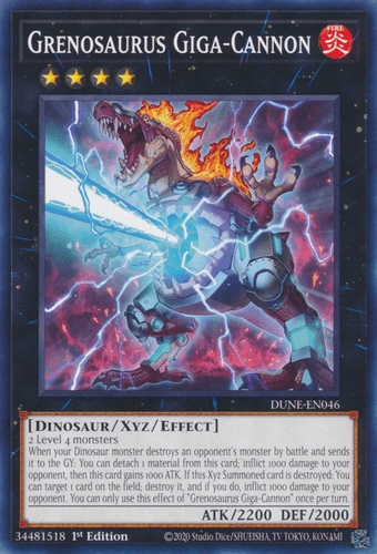 Grenosaurus Giga-Cannon - DUNE-EN046 Common 1st Edition
