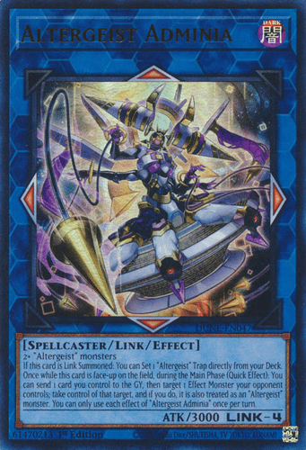 Altergeist Adminia - DUNE-EN047 Ultra Rare 1st Edition