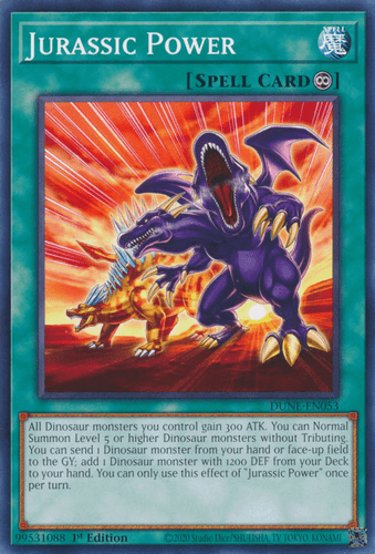 Jurassic Power - DUNE-EN053 Common 1st Edition