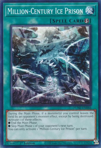 Million-Century Ice Prison - DUNE-EN066 Common 1st Edition