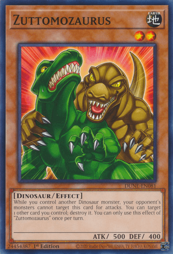 Zuttomozaurus - DUNE-EN081 Common 1st Edition