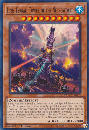 Finis Terrae, Tower of the Necroworld - DUNE-EN082 Common 1st Edition