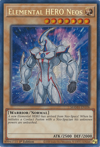 Elemental HERO Neos - MAMA-EN106 Ultra Pharaoh’s Rare 1st Edition