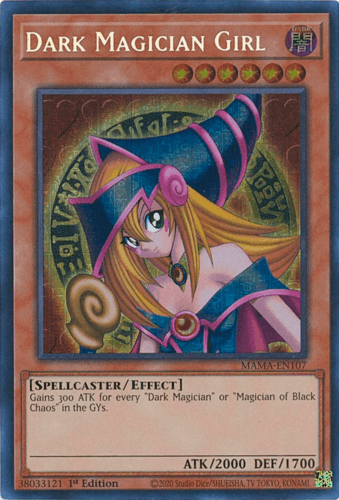 Dark Magician Girl - MAMA-EN107 Ultra Pharaoh’s Rare 1st Edition