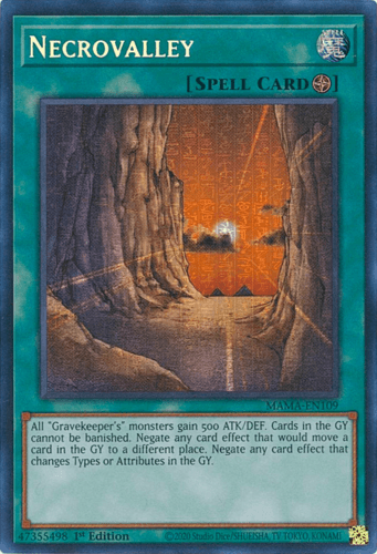 Necrovalley - MAMA-EN109 Secret Pharaoh’s Rare 1st Edition