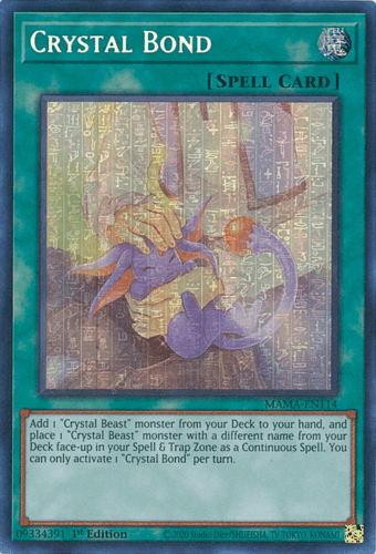 Crystal Bond - MAMA-EN114 Ultra Pharaoh’s Rare 1st Edition